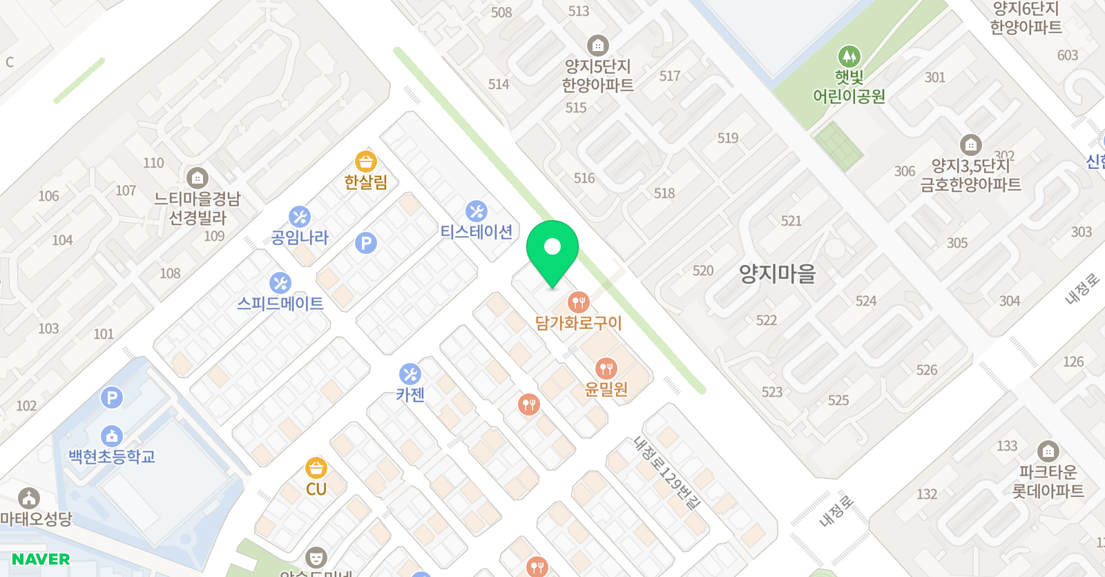 블루웨이 어학원 위치