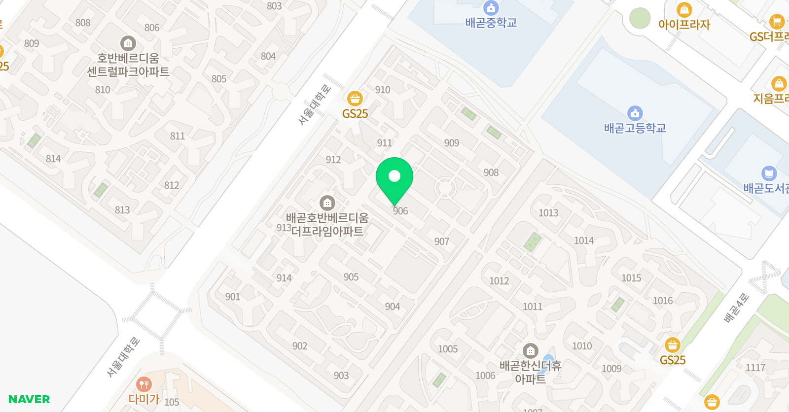 뮤엠 영어 호반2NEST 위치