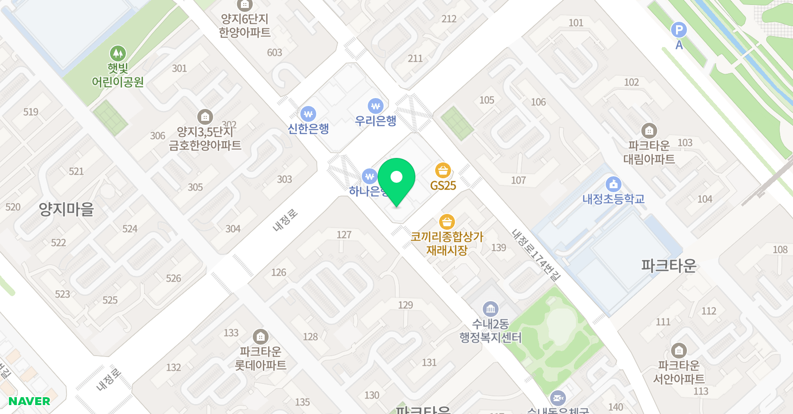 덕스 어학원 분당캠퍼스 위치