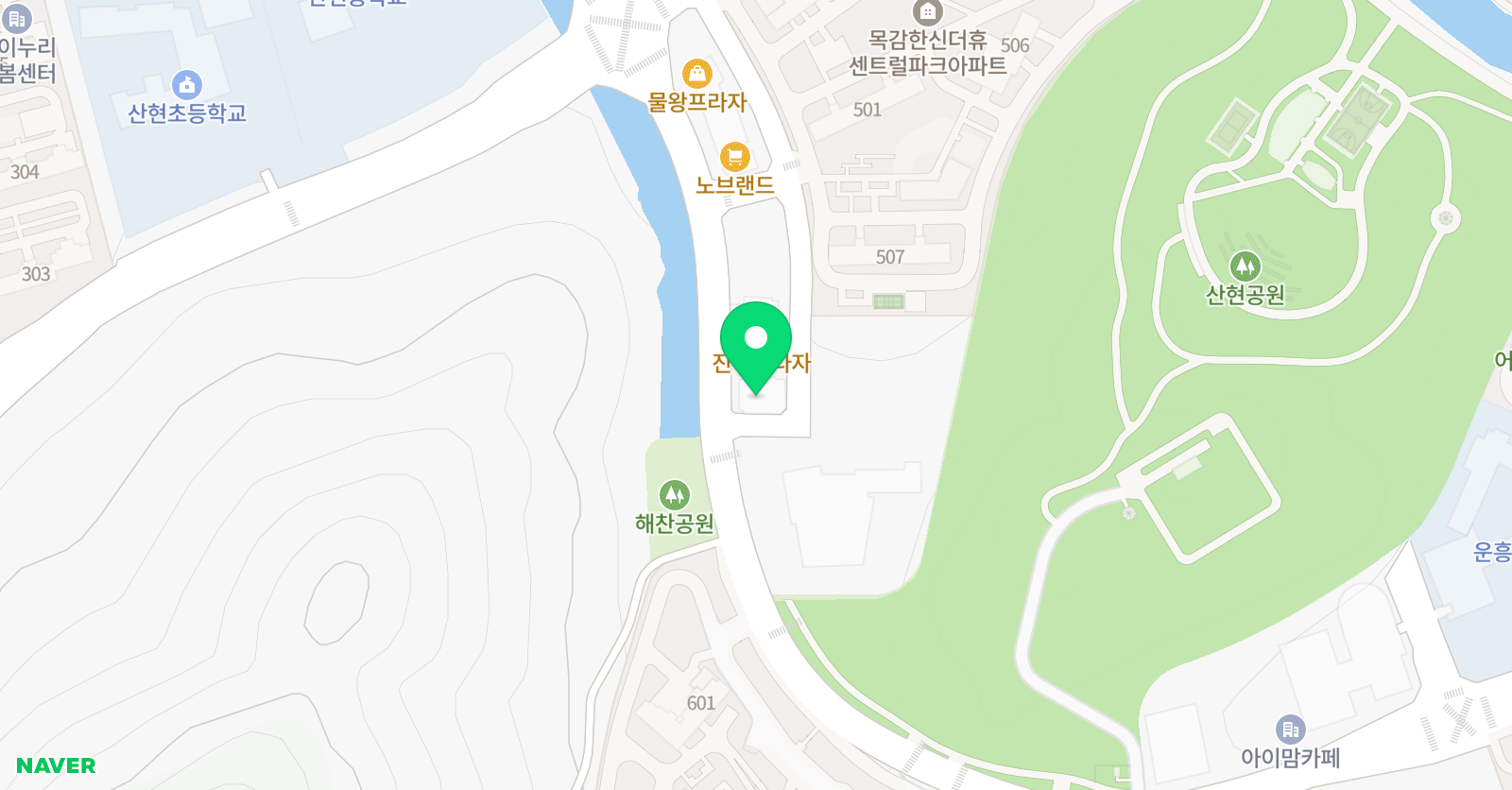 흥쌤 영수학원 위치