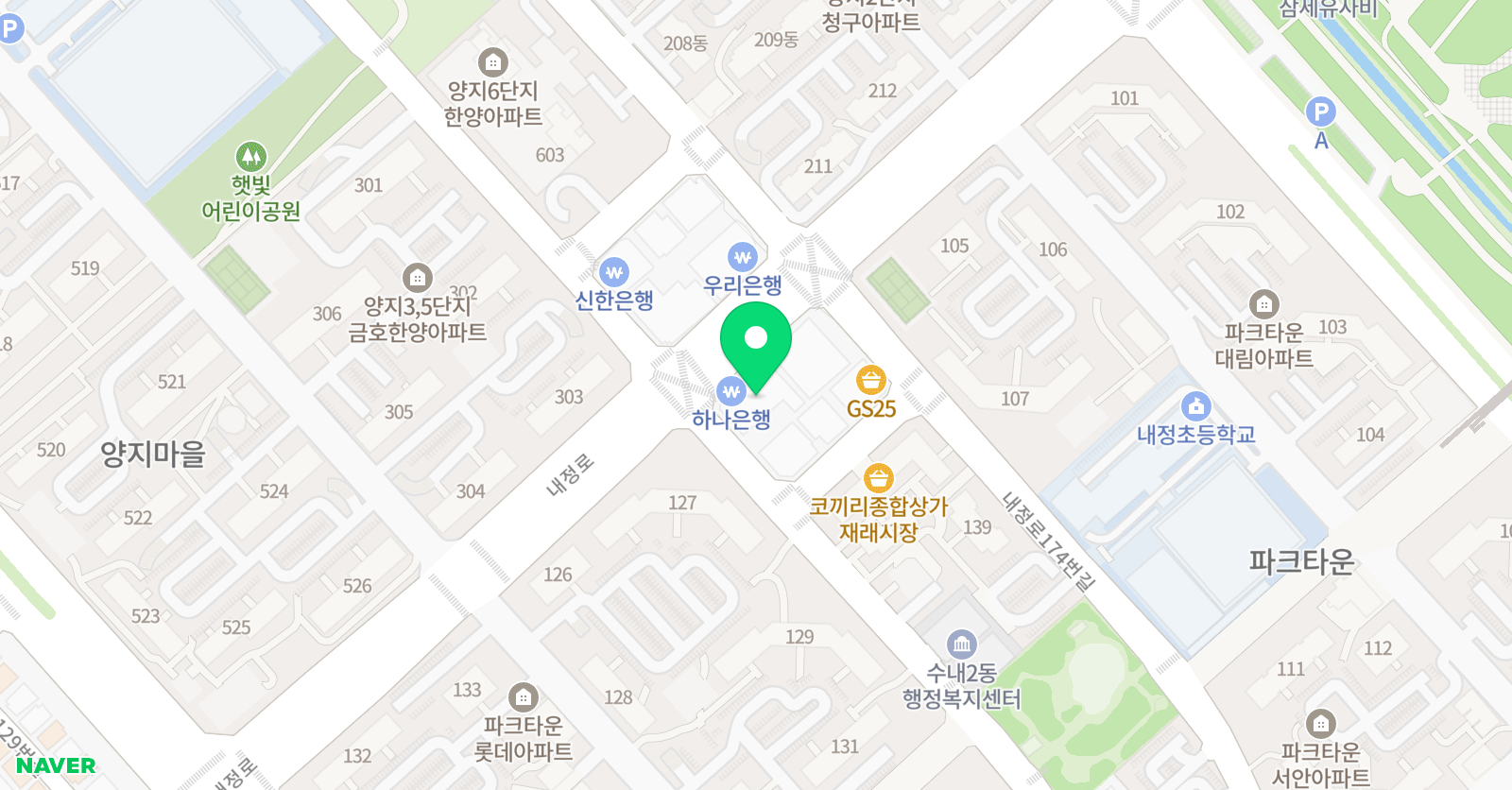 지금 수학학원 위치