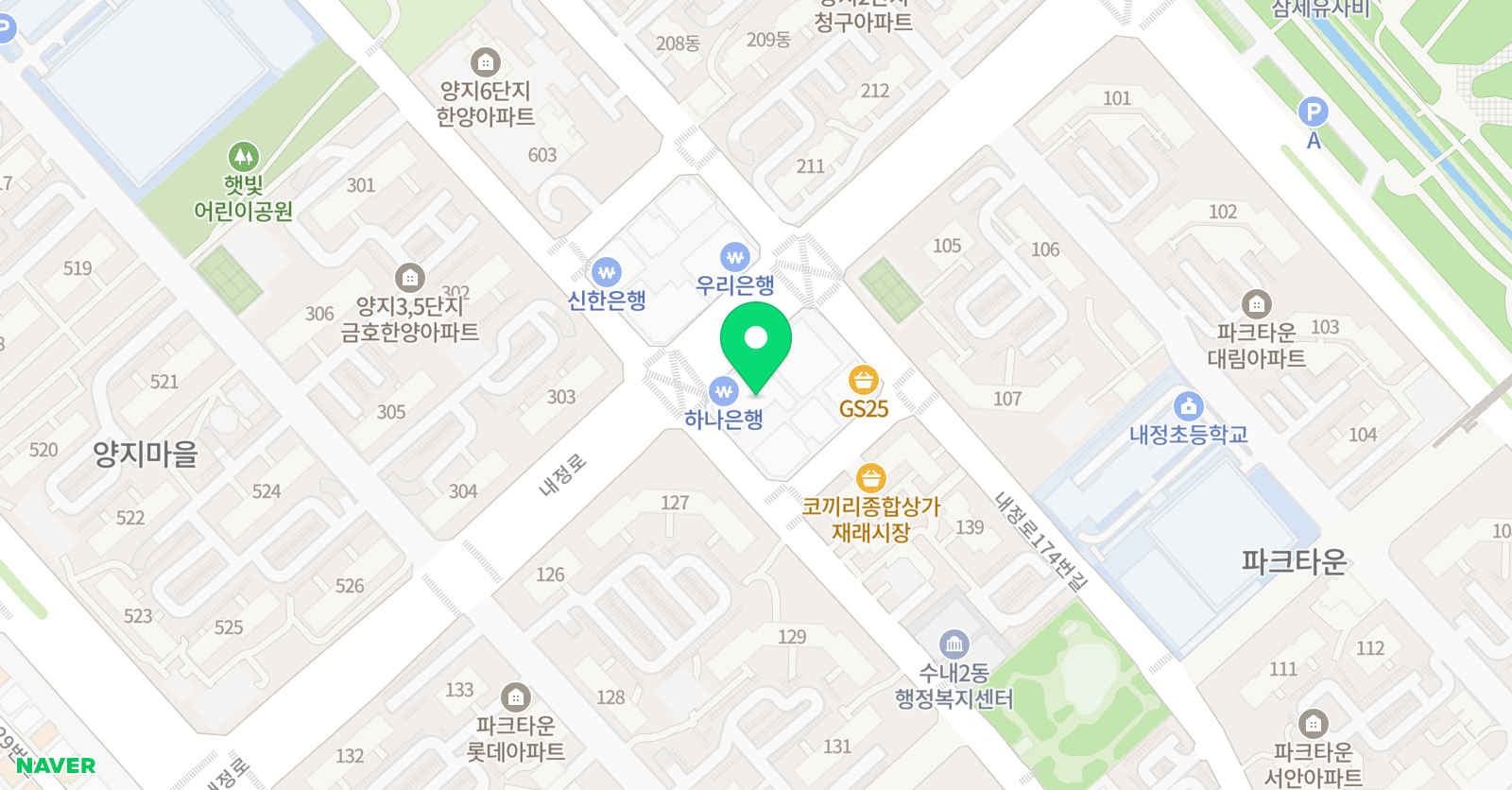 수림 과학 위치
