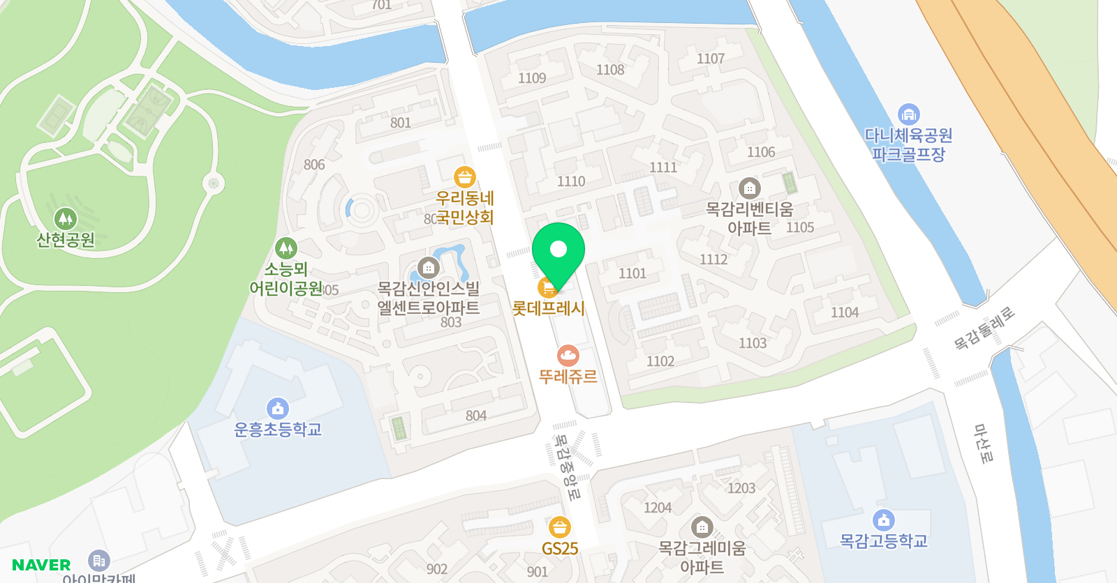강쌤 학원 위치