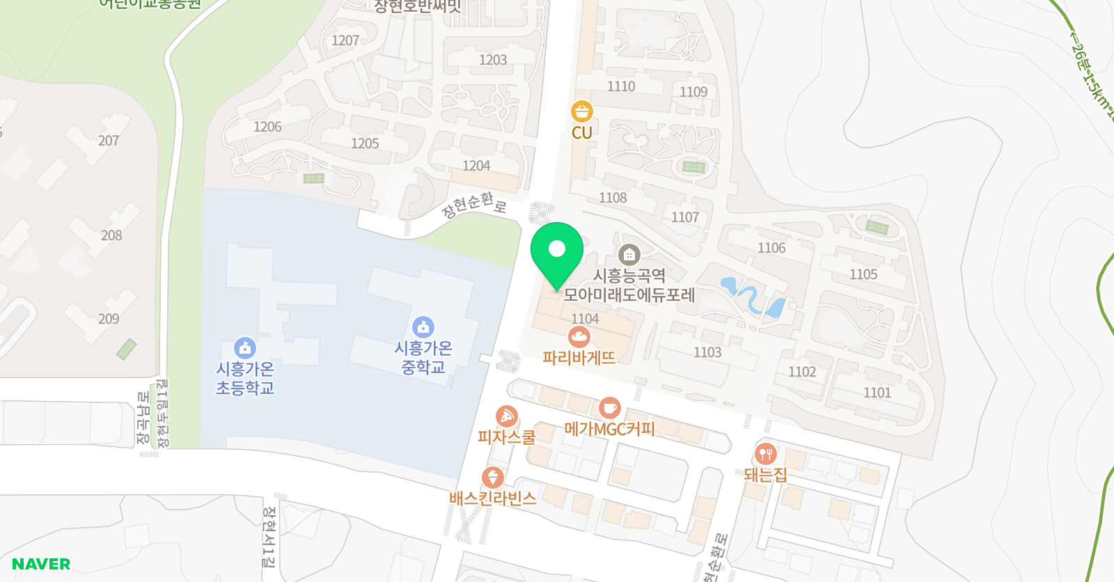 용인대 가온 태권도장 위치