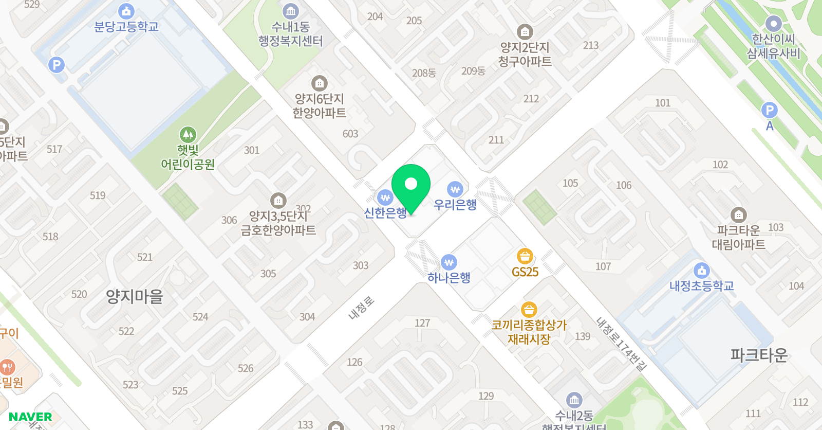 일비충천 수학학원 본원 위치