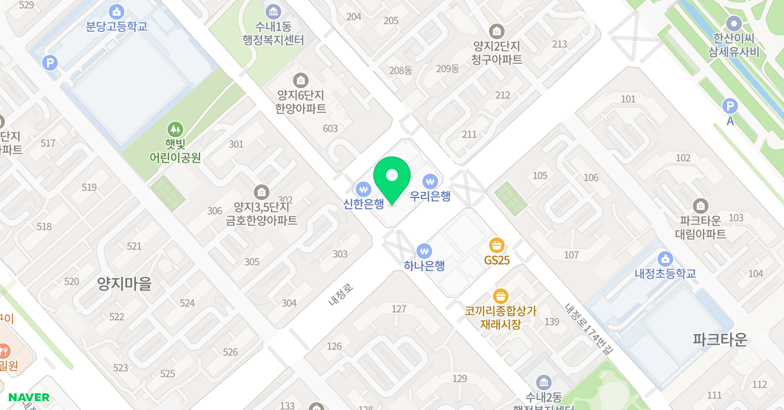 일비충천 수학학원 의치약센터 위치