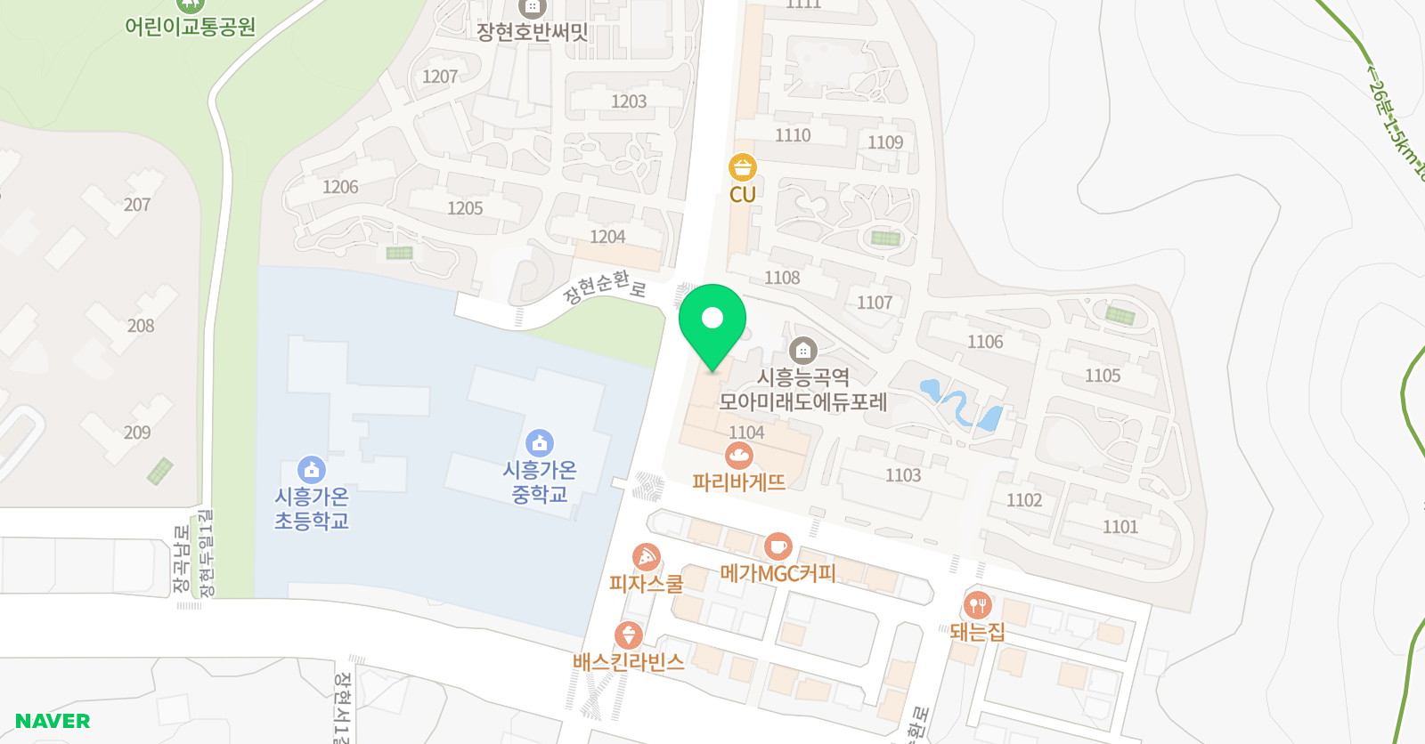 가온 음악학원 위치