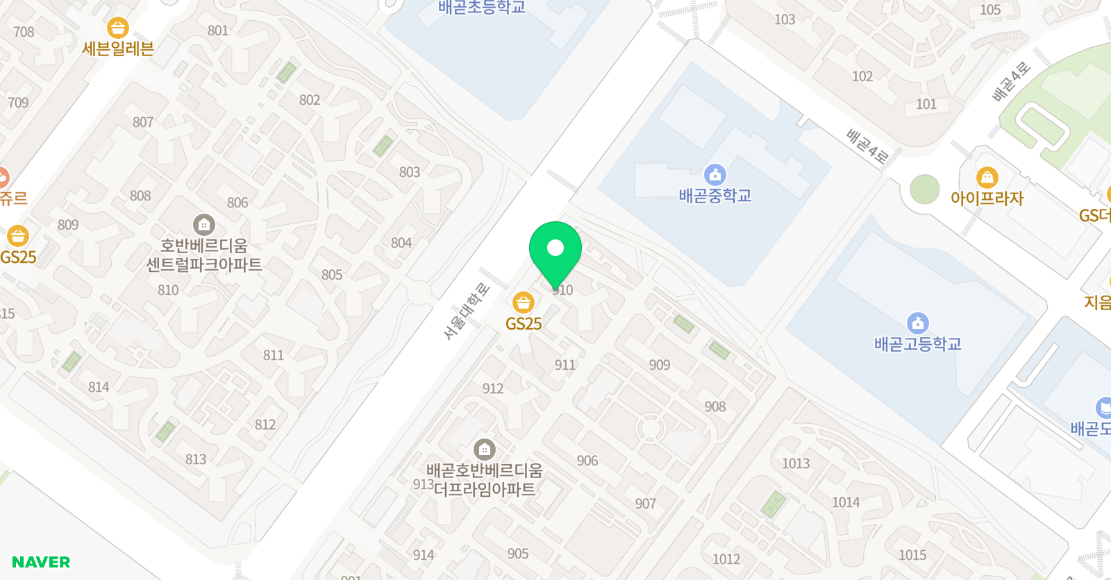 스마트해법 수학 배곧호반2차점 위치