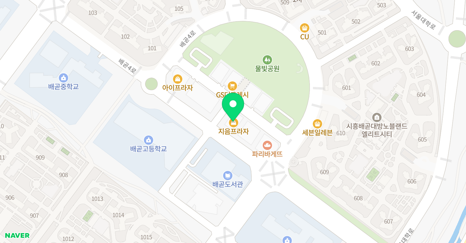 더뮤즈 음악학원 위치