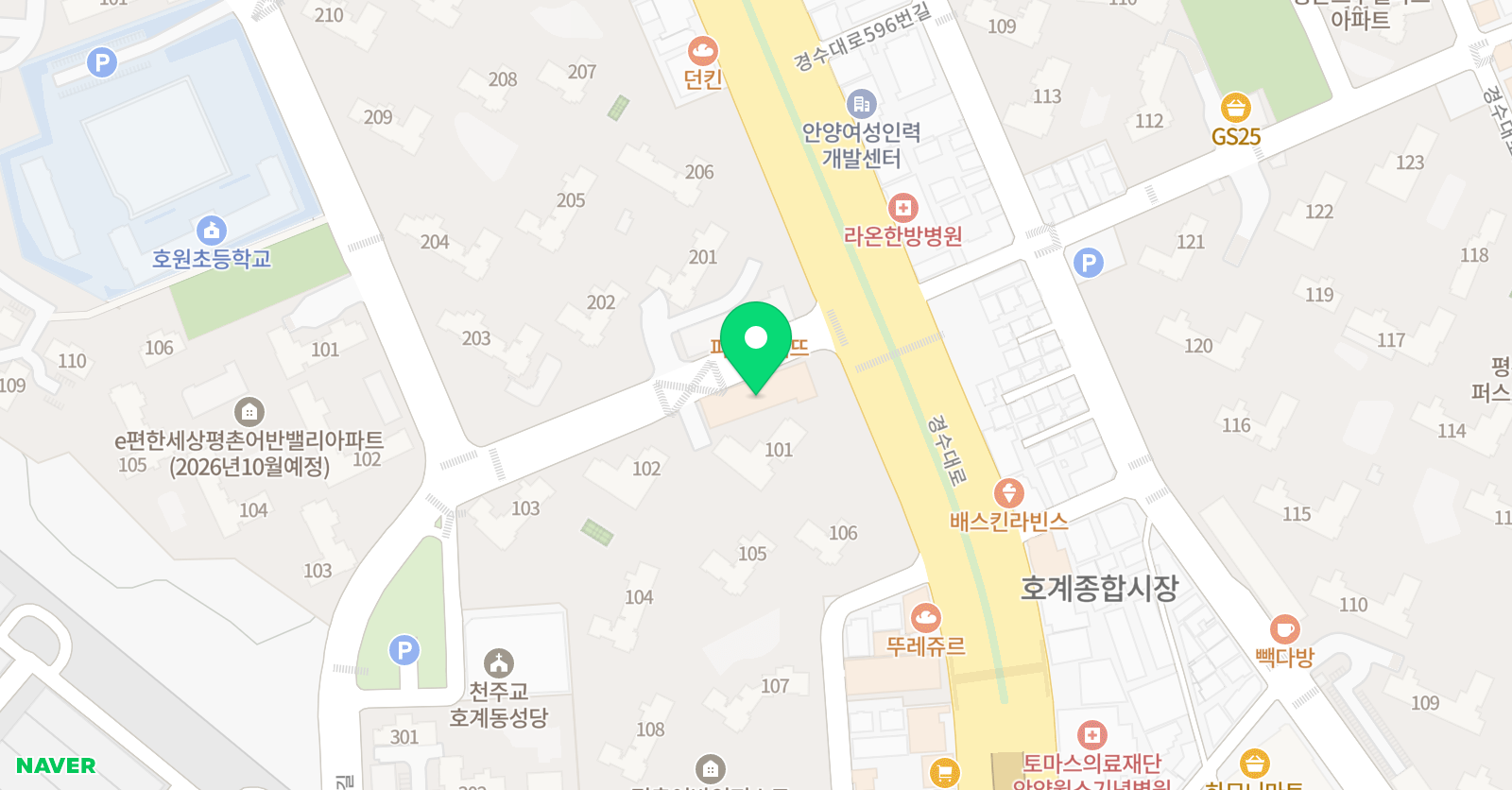 칸타빌레 음악학원 위치