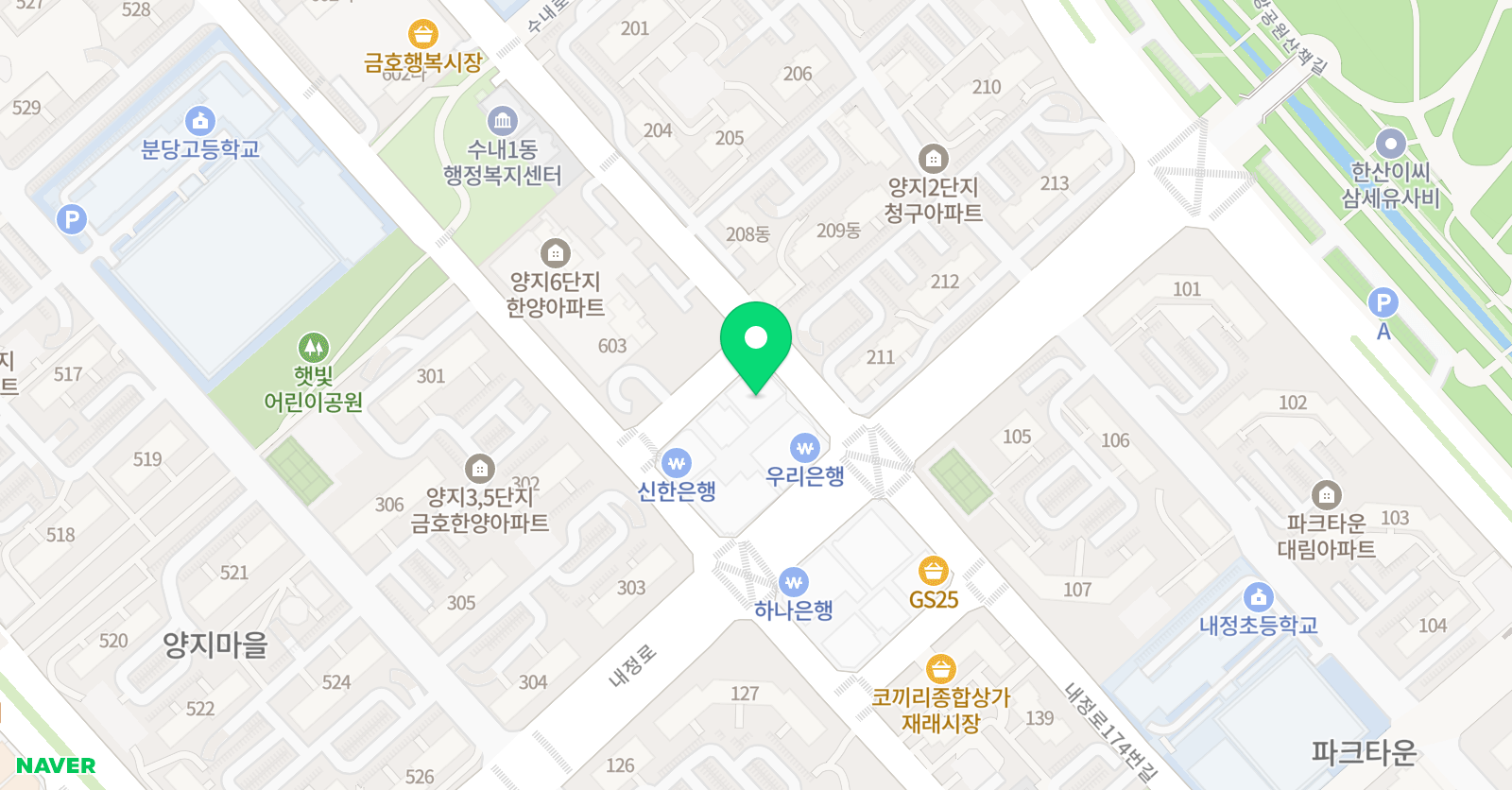 리드인 분당초림초점 위치