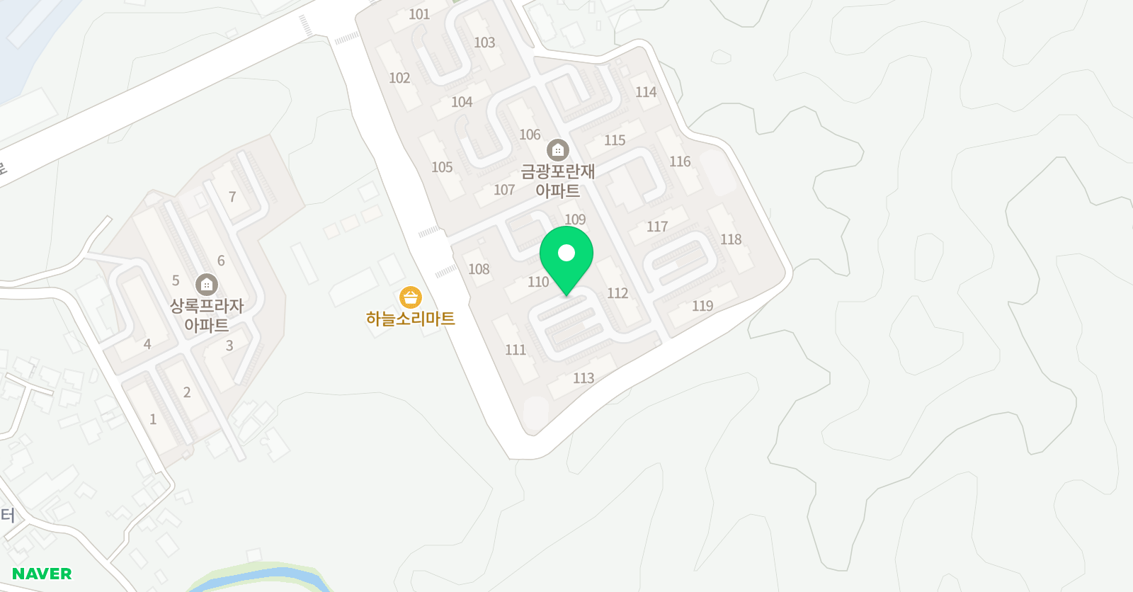 스마트해법 영어 청아학원 위치