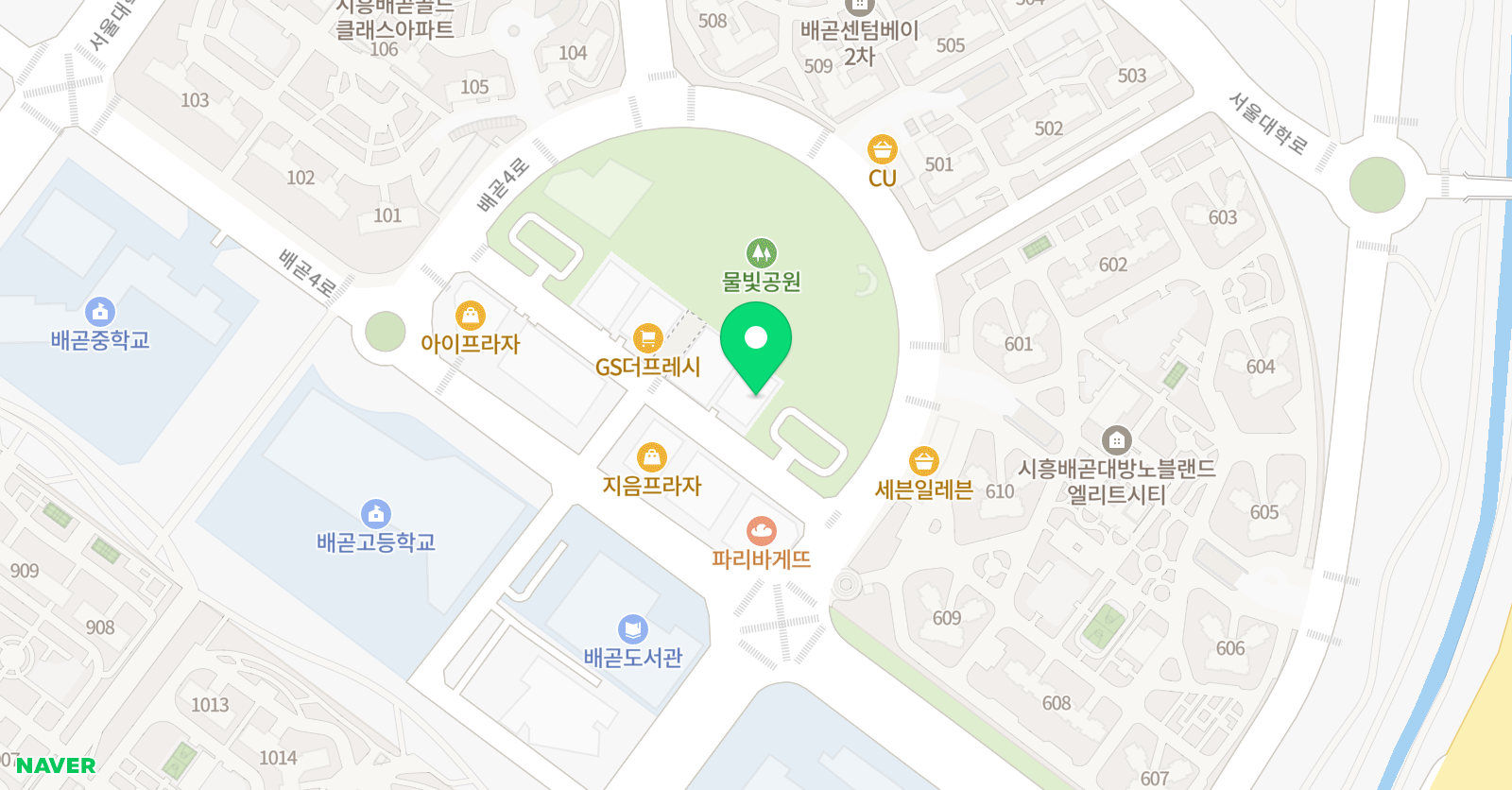 박진운 국어전문학원 위치