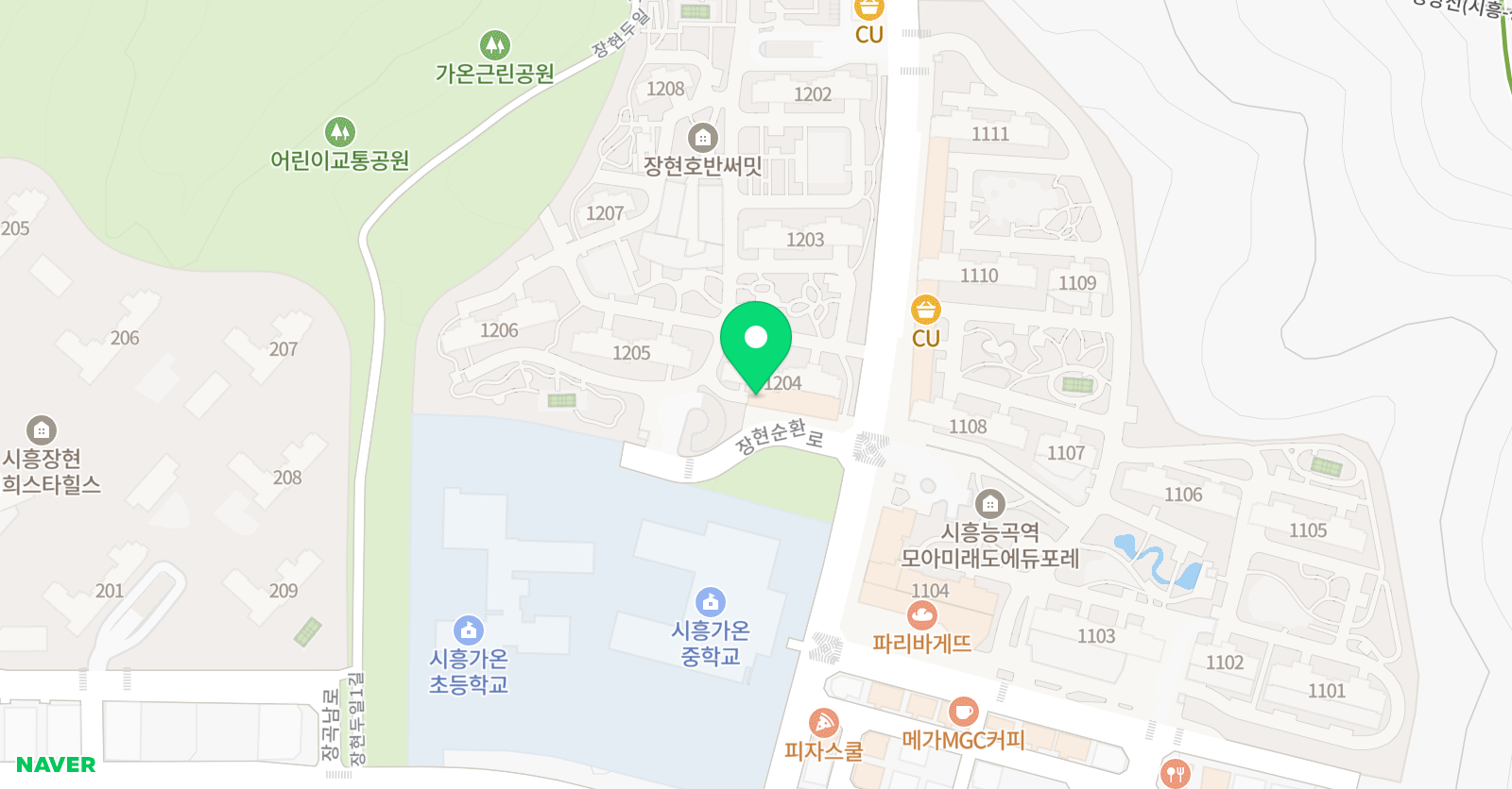 연세K 영어교습소 장현점 위치
