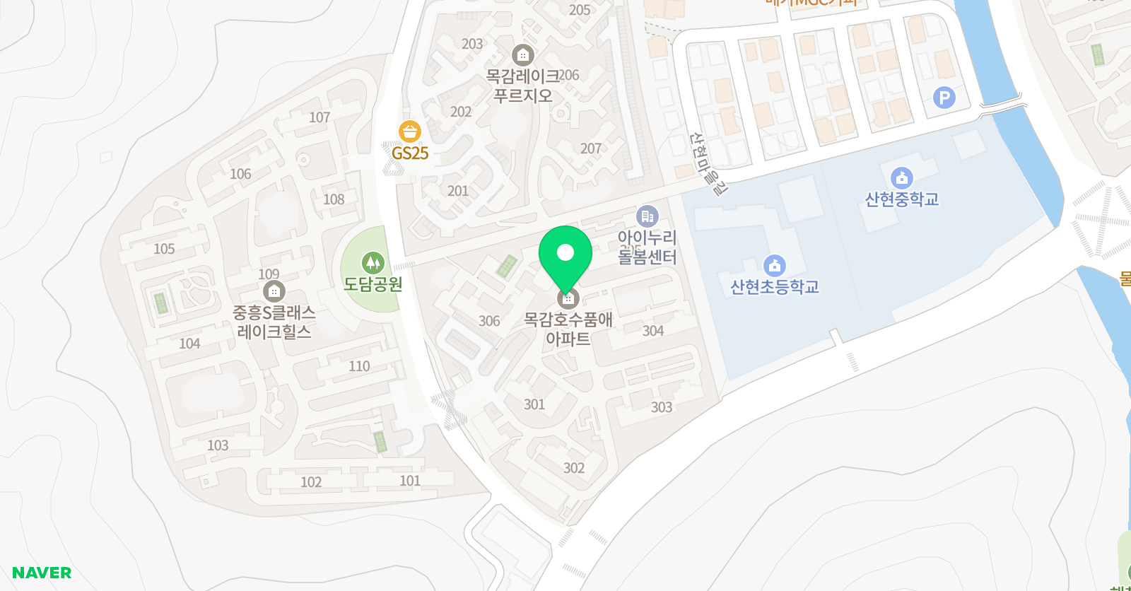 크리아트 미술 목감호수품애원 위치