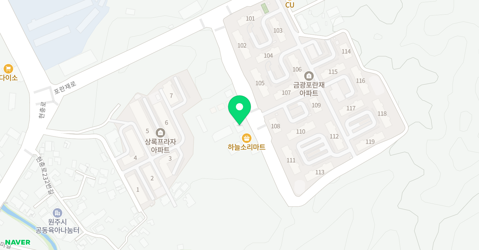 동양태권도 위치