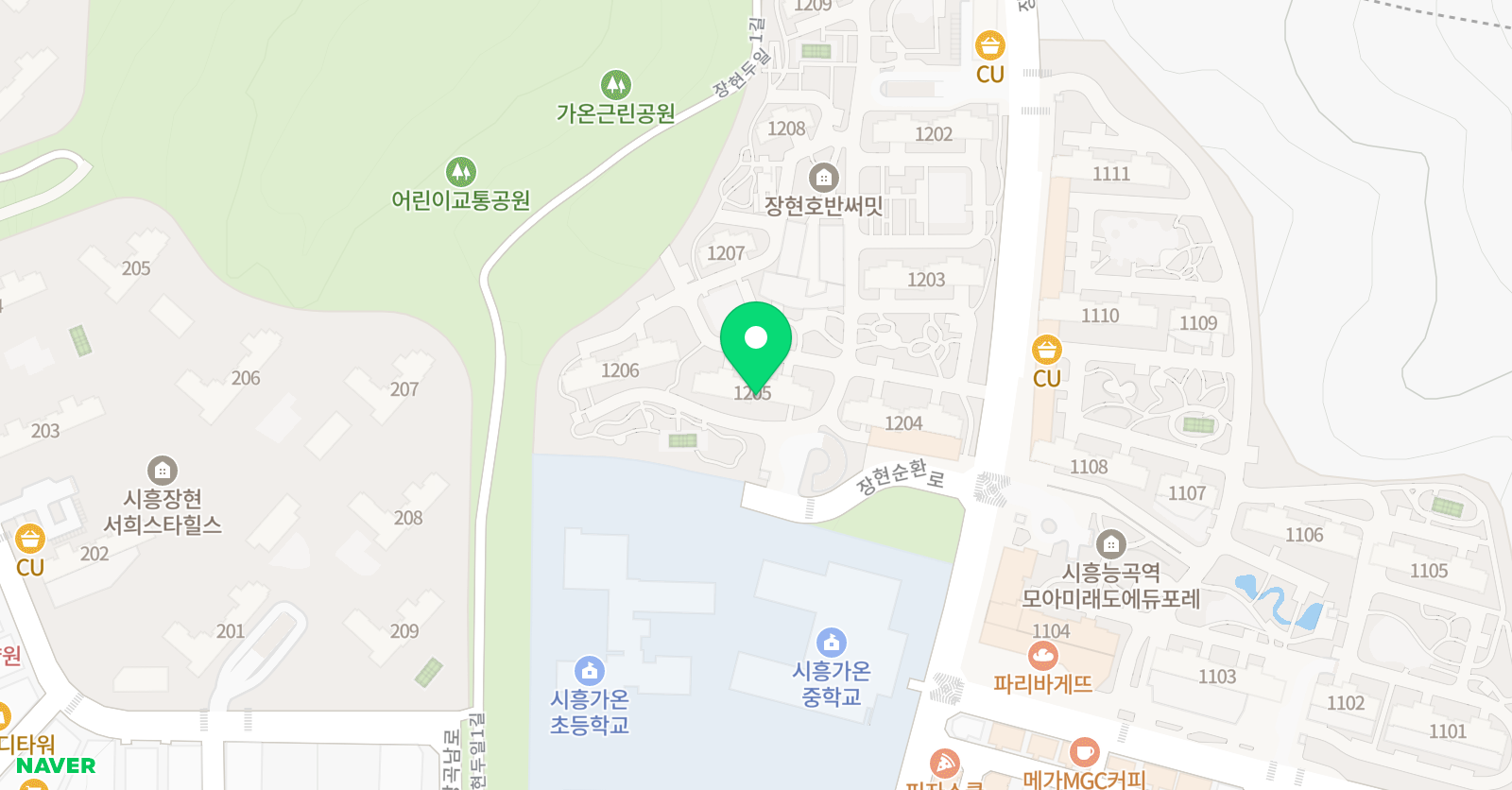기탄 사고력교실 장현호반써밋점 위치