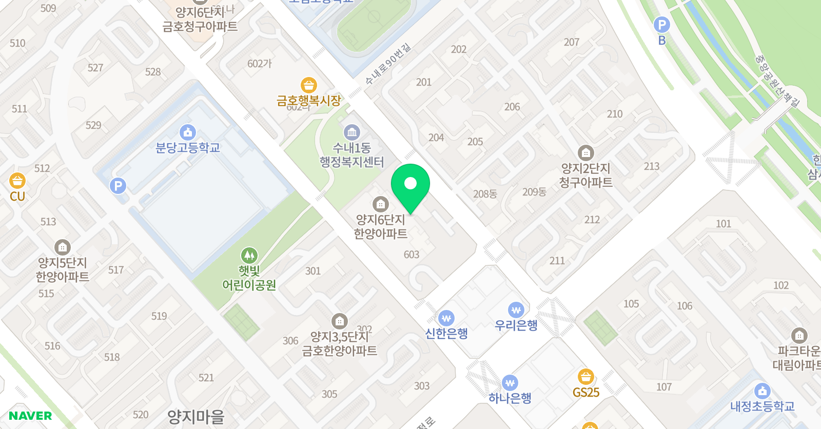 그리다 미술학원 위치