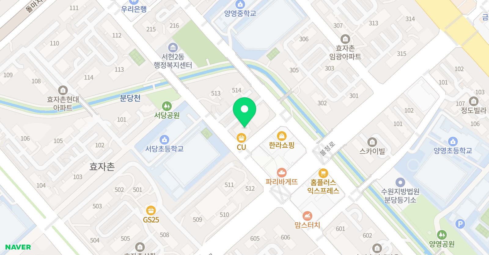 플레이팩토 지니어스M교과수학 수학학원 위치