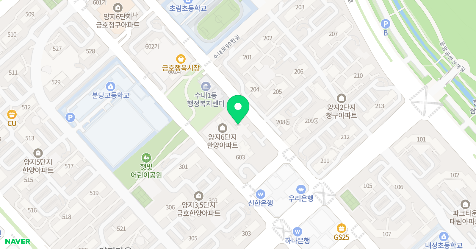 리드101 분당수내점 위치