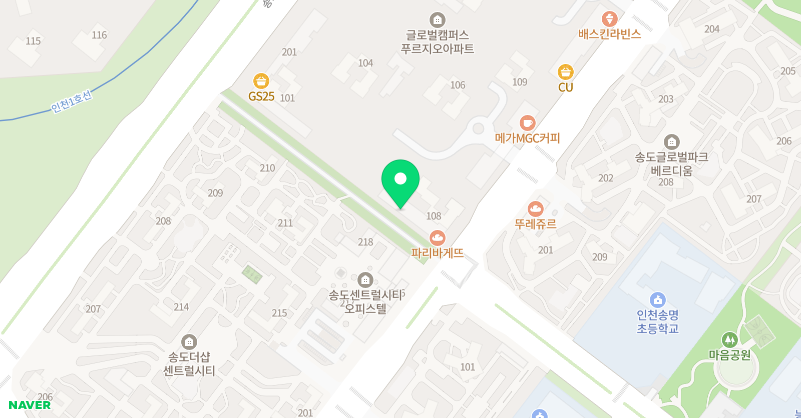 SEM 수학교습소 위치