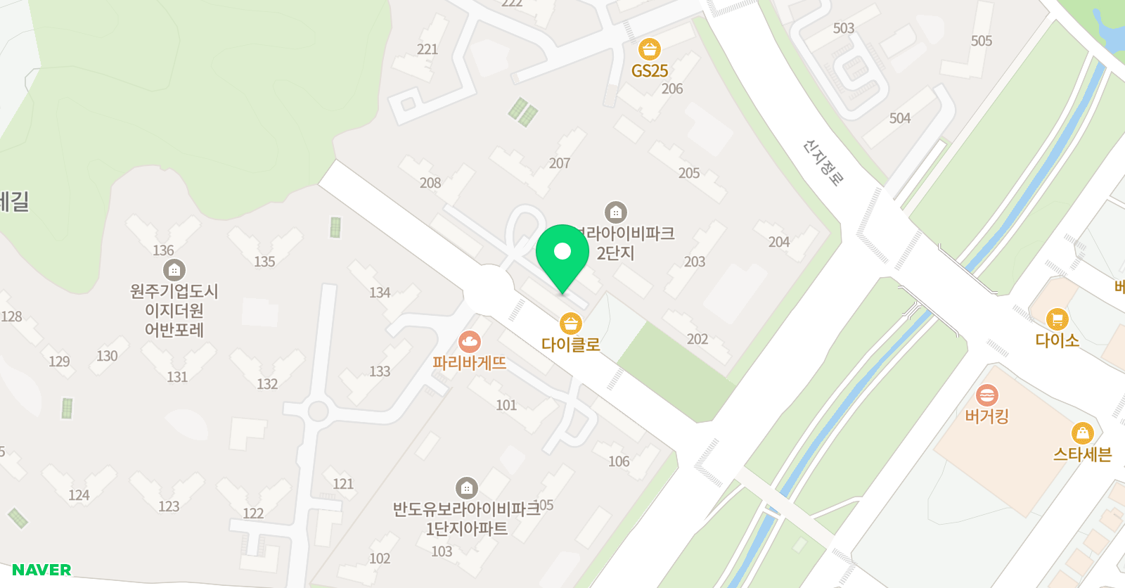 소리숲 피아노음악교습소 위치