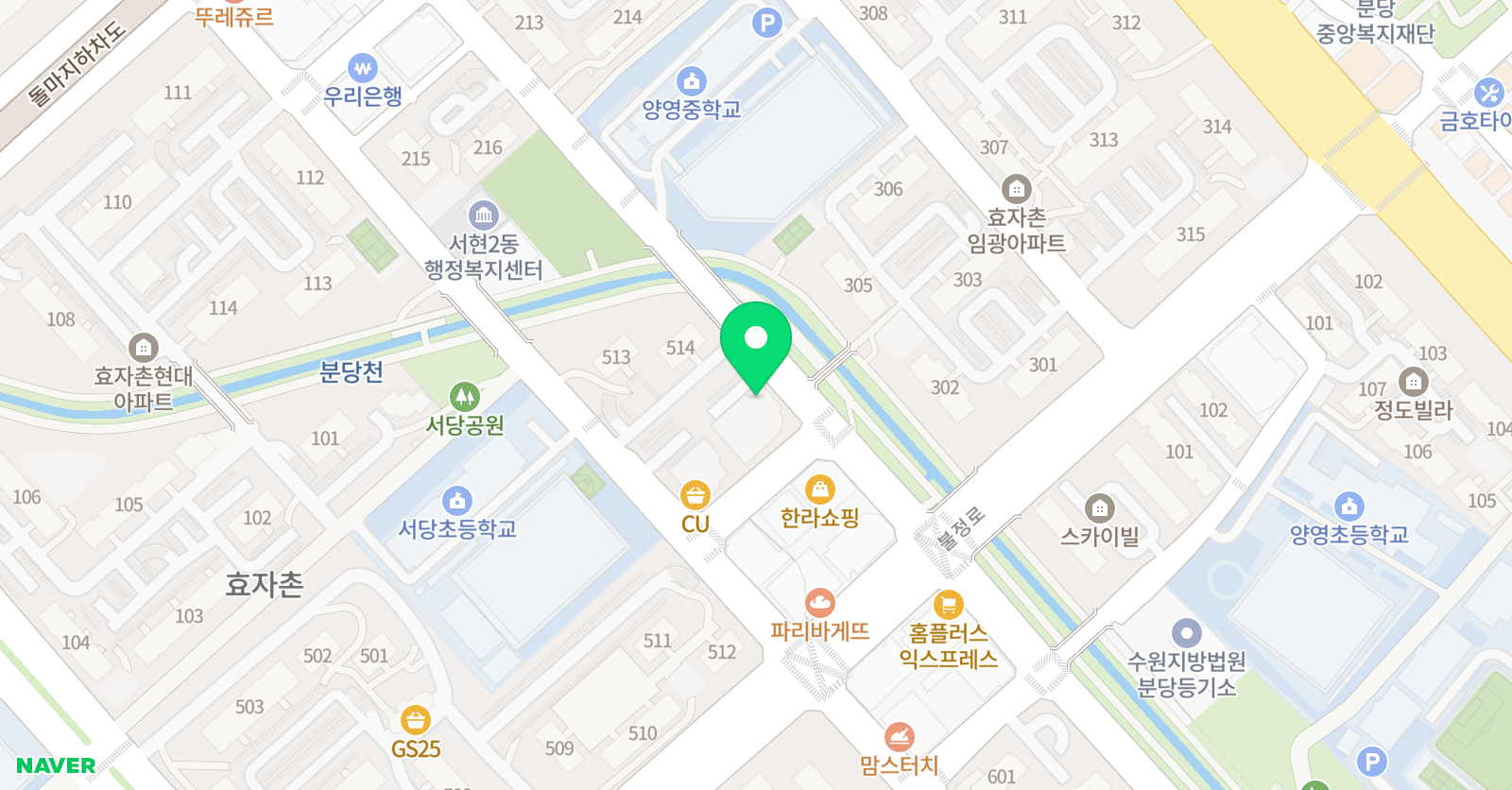 미술숲 미술 위치