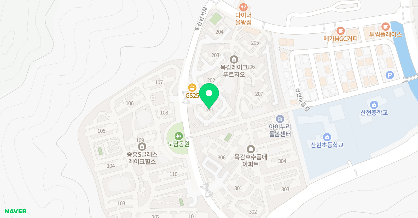 기탄 사고력교실 목감레이크푸르지오점 위치