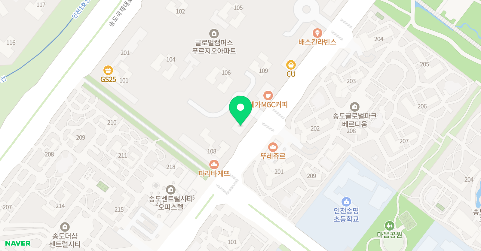 용인대 국가대표 태권도 위치