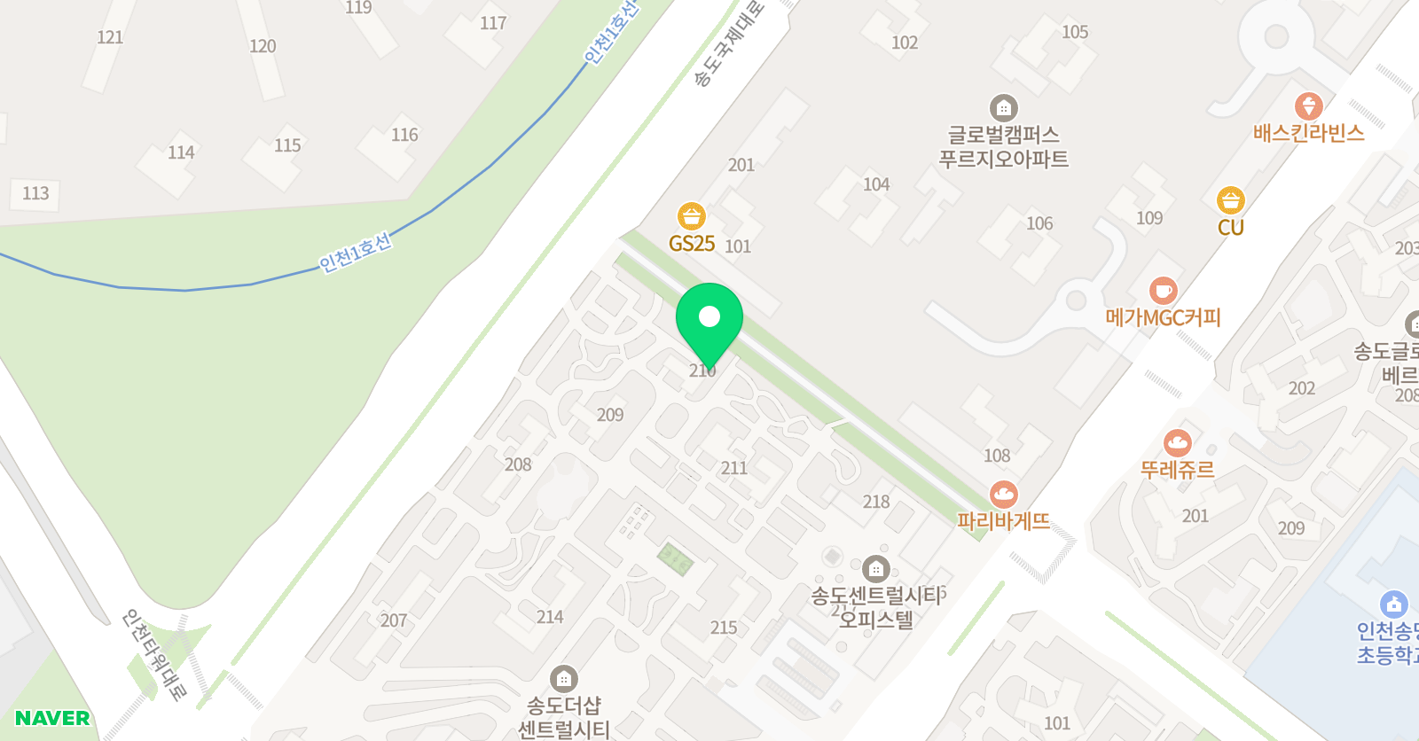 다솔 위치