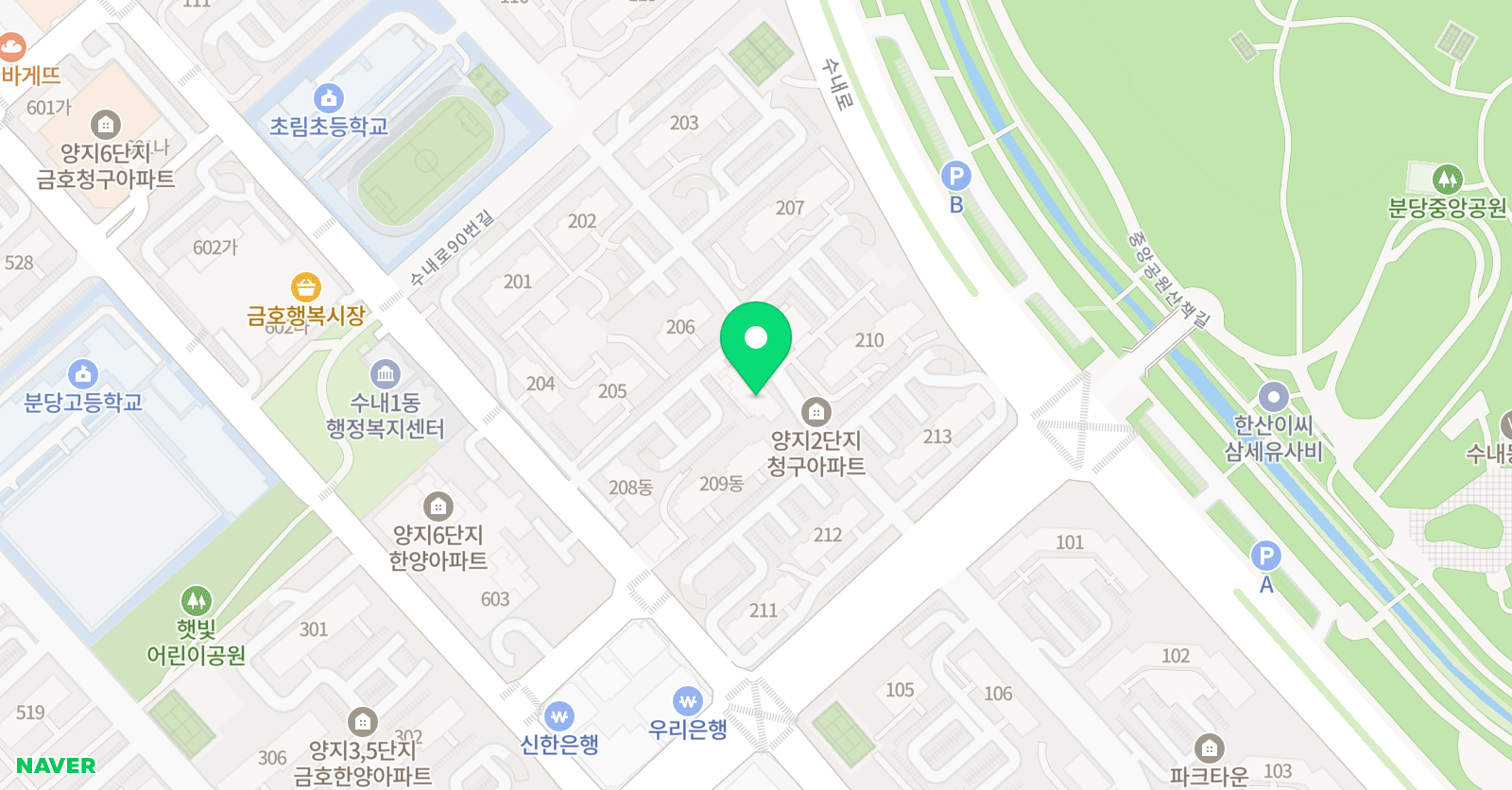 꼬마손 미술학원 위치