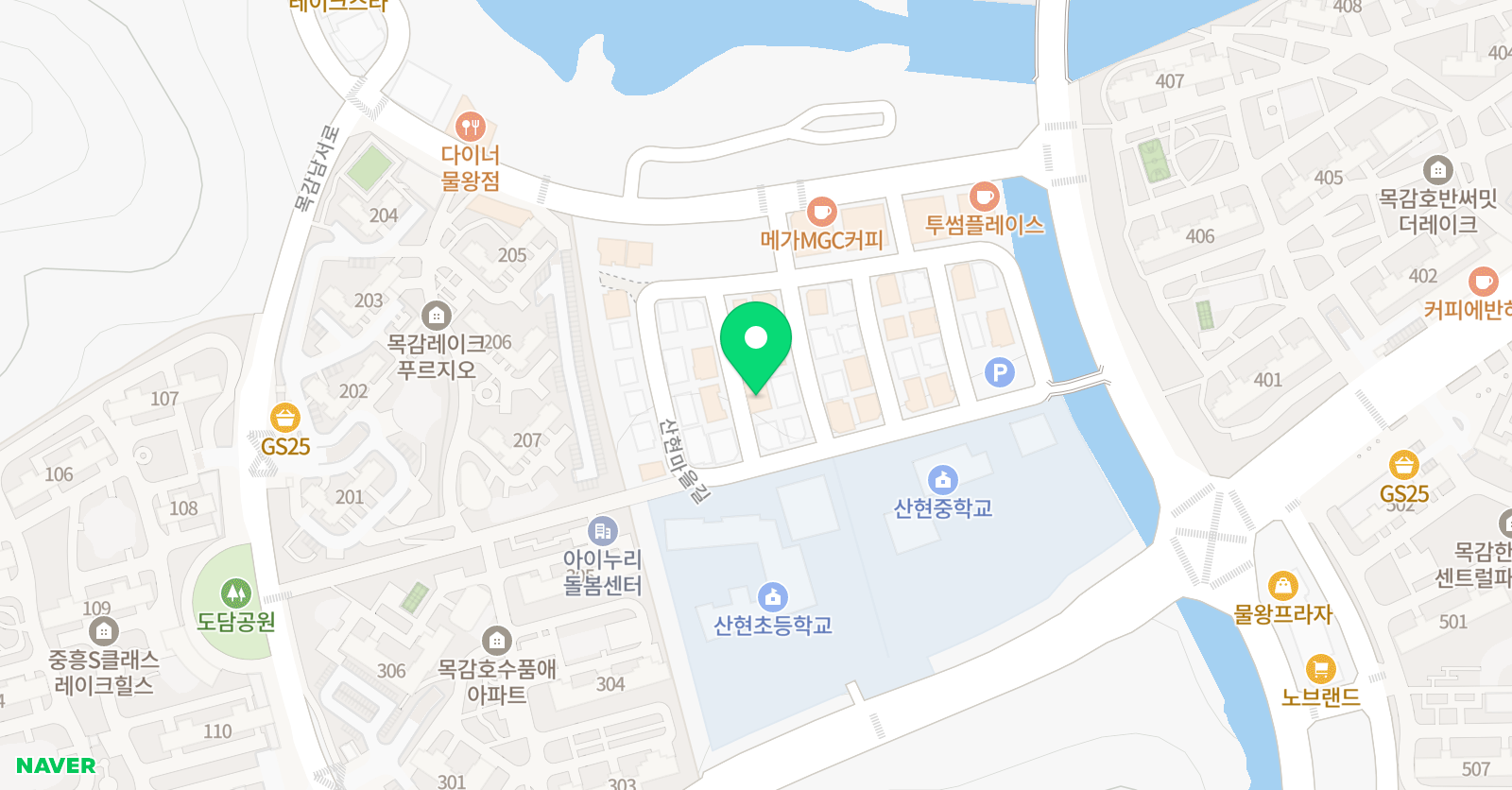 삼성영어산현학원 위치
