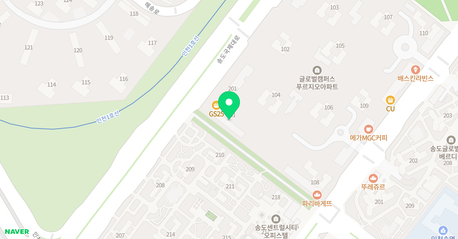 서가도 국어전문학원 위치