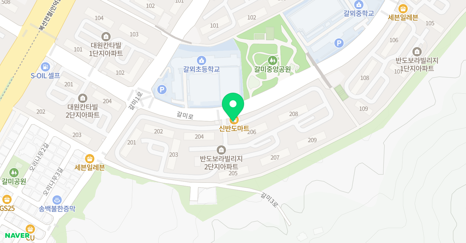 아트앤하트 의왕갈미 미술교습소 위치