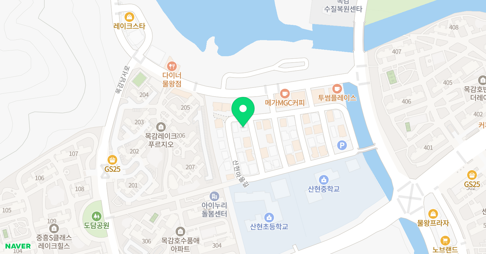 링키 영어 목감물왕산현점 위치