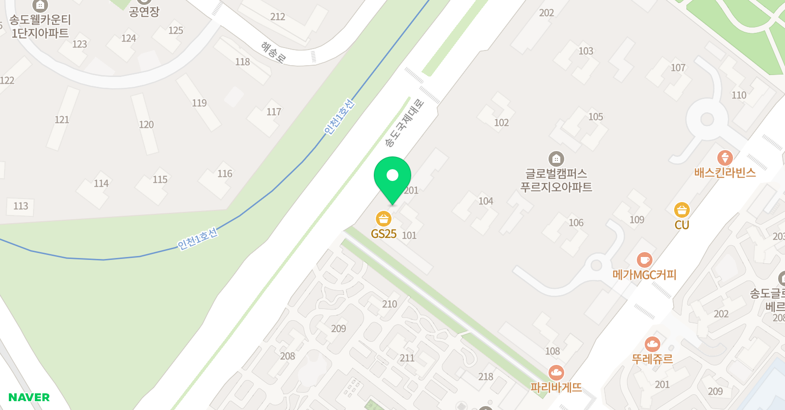 몬스터매스 마인드 스포츠학원 위치