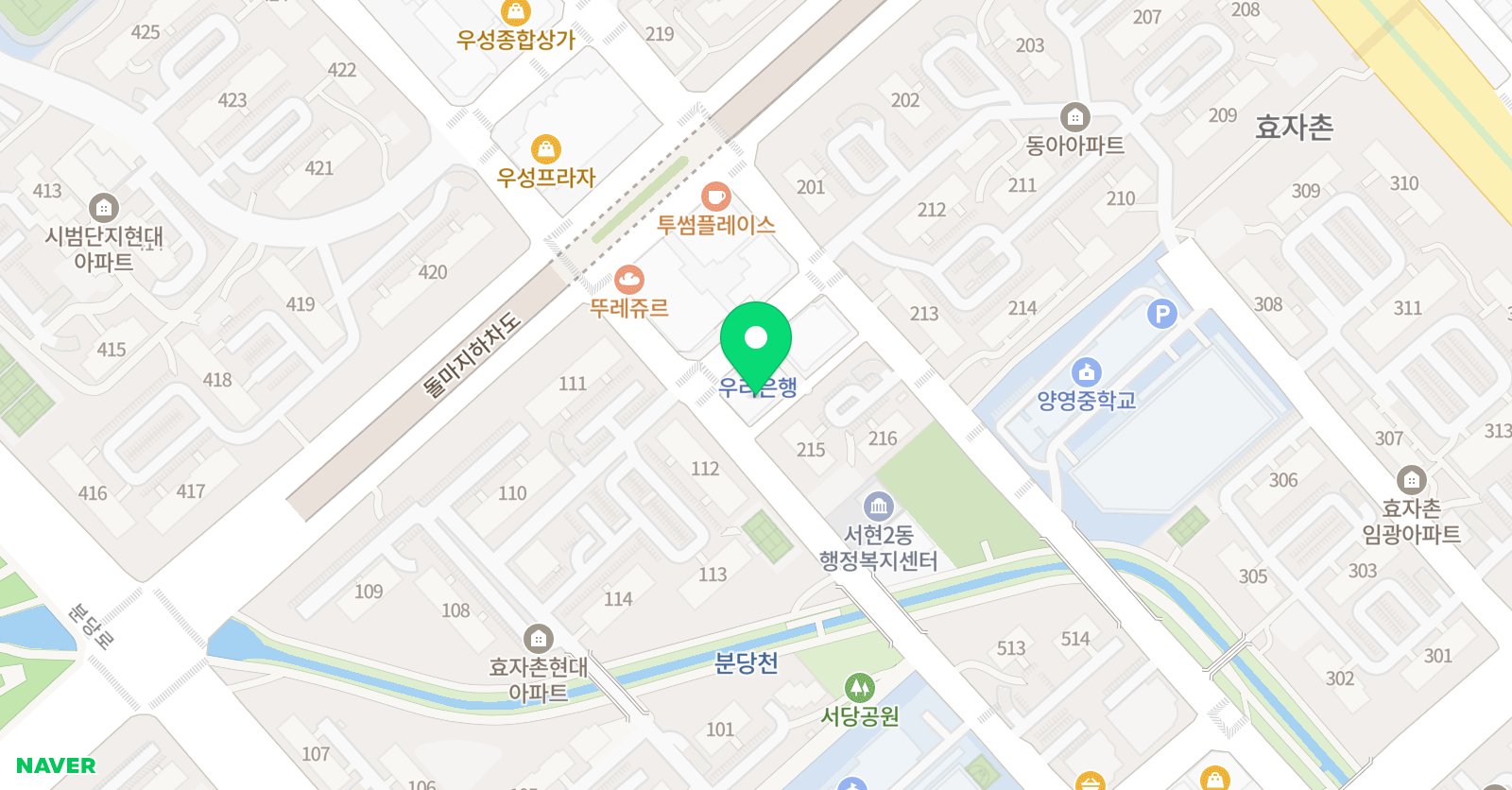 포레스트 음악학원 위치