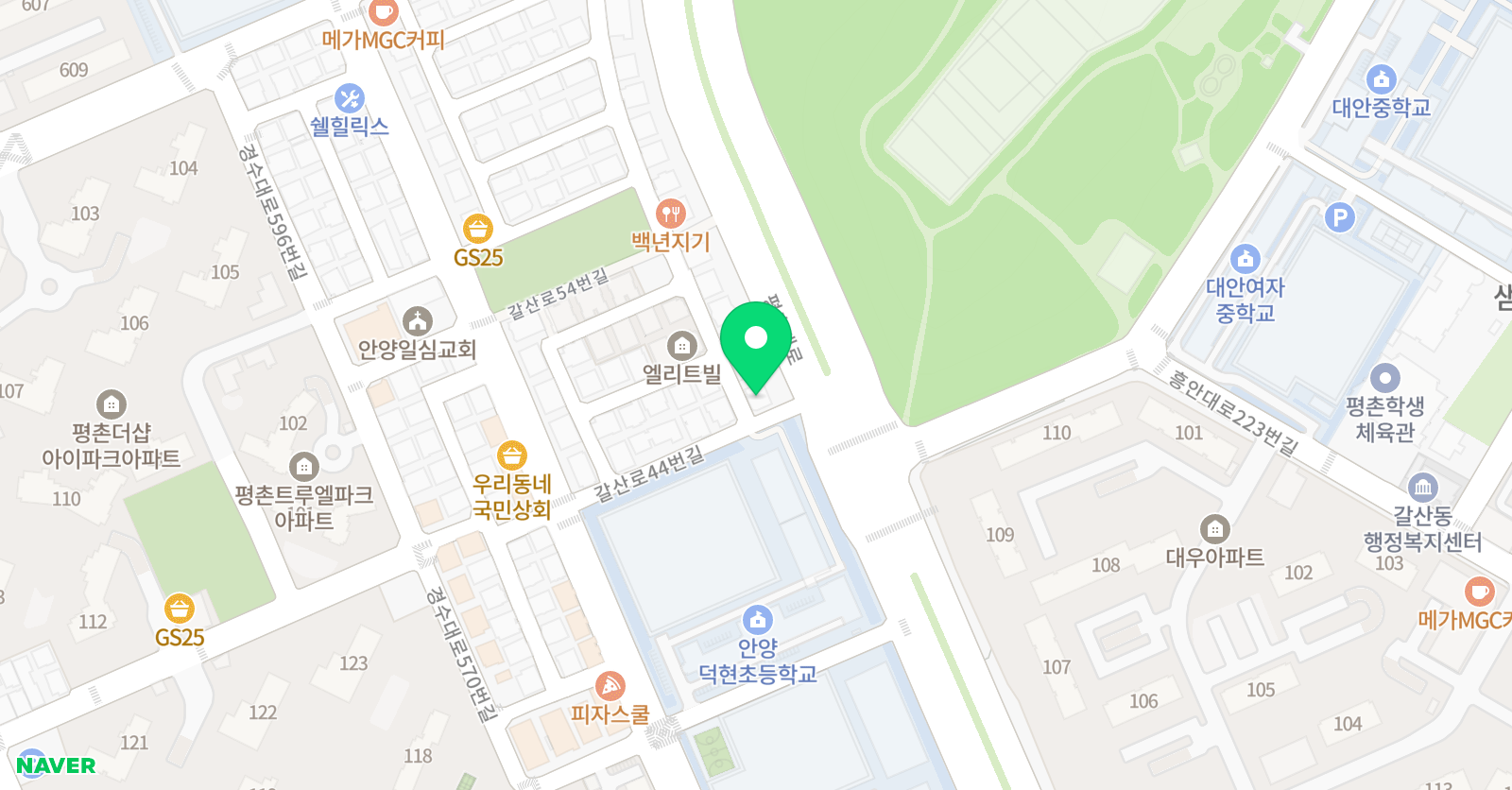 아트품 미술학원 위치