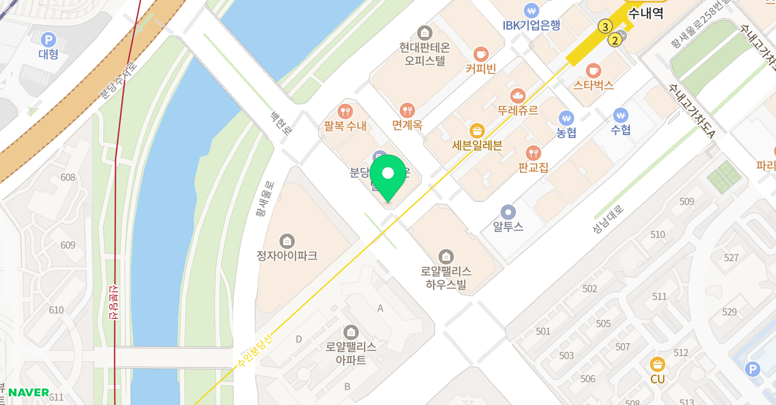 트리즈 어학원 위치