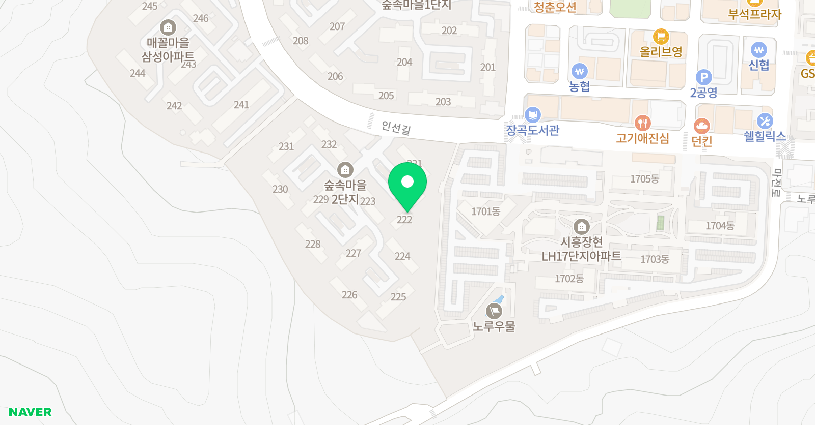 숲속마을 퍼스트클래스 위치