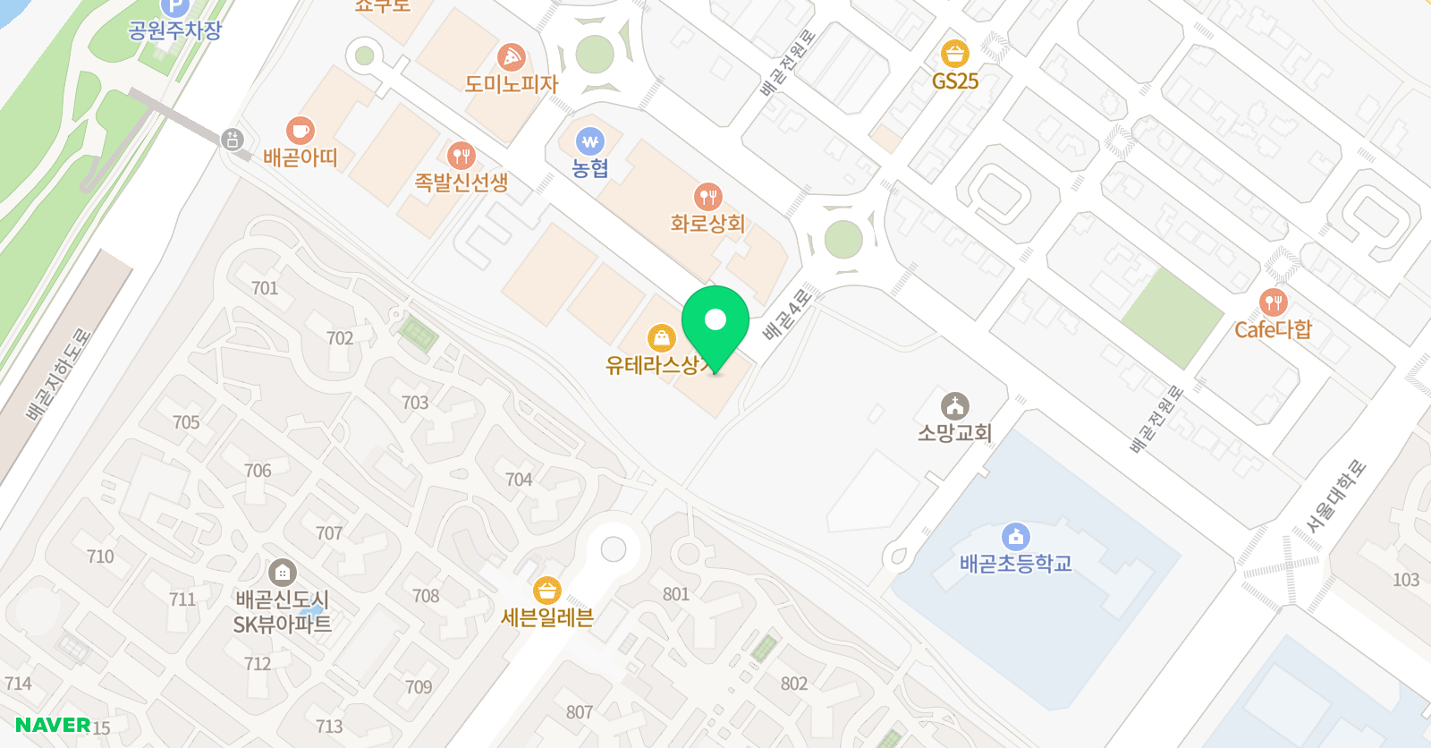 이보영의토킹클럽 시흥배곧분원 위치