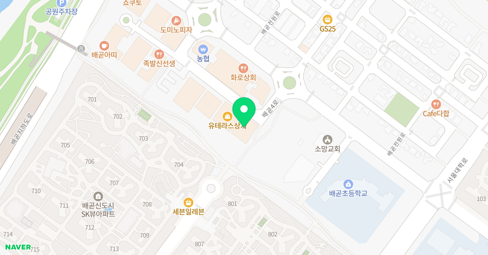 홍익클래스 미술학원 위치