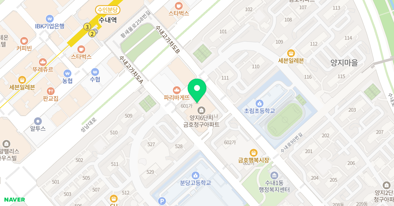 숙명 피아노음악학원 위치