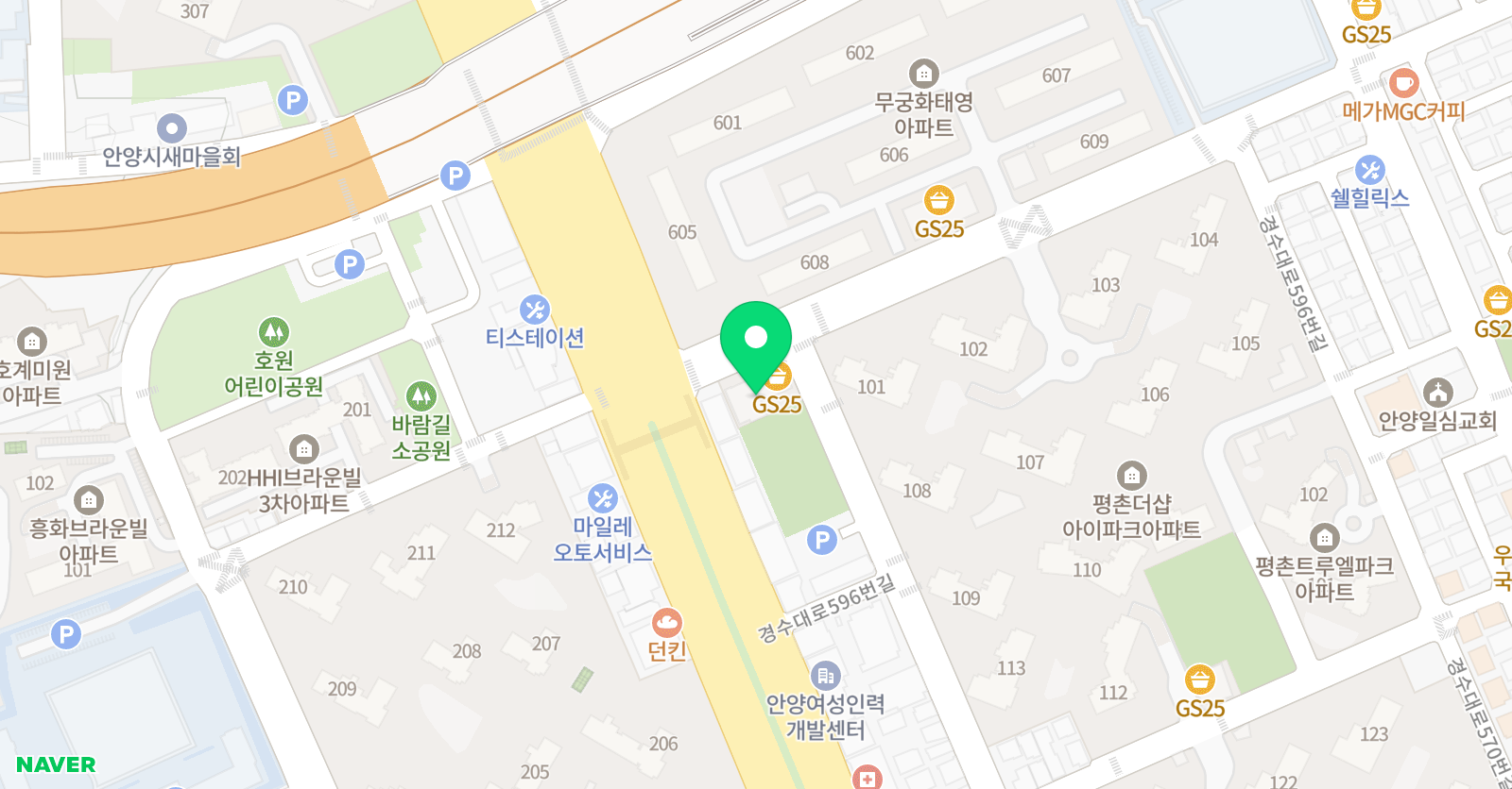 이든 음악학원 위치