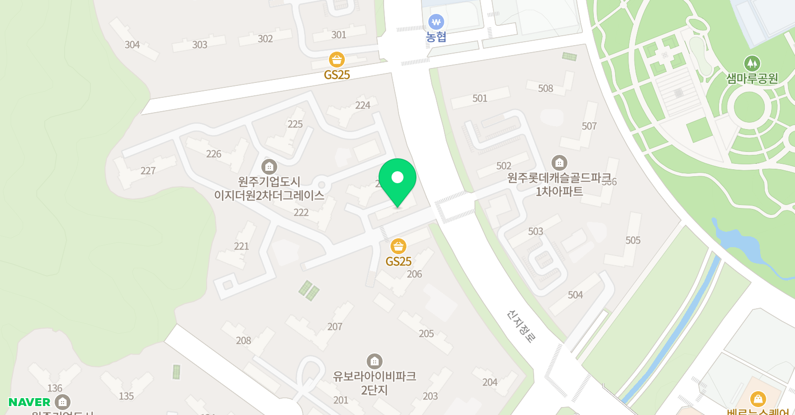 아이원 태권도장 위치