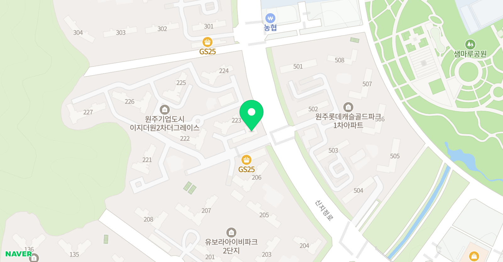 엘림피아노음악학원 위치