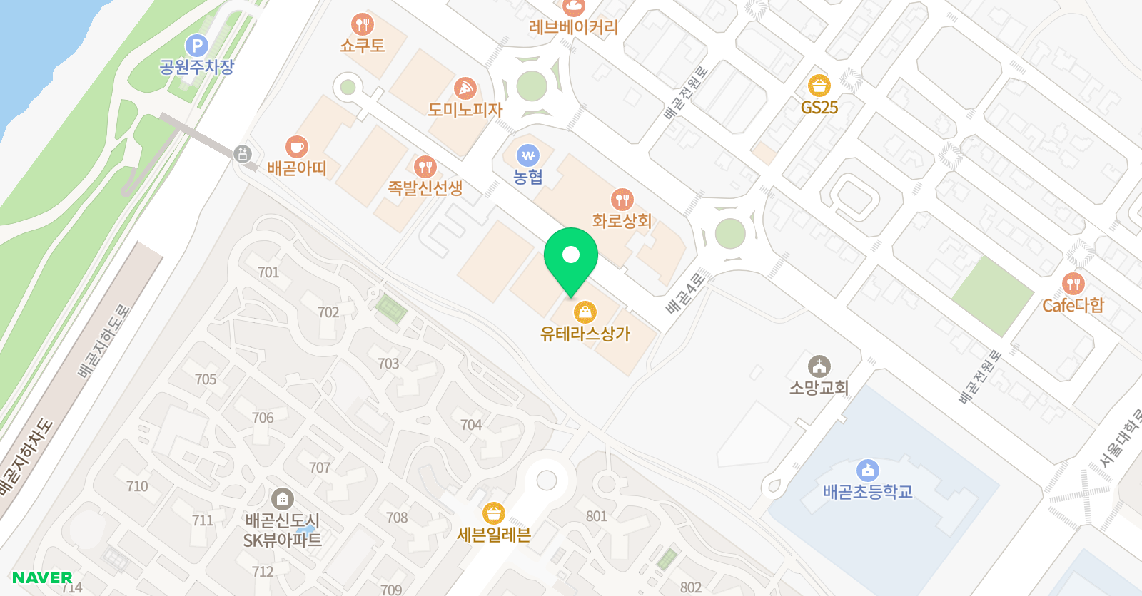 킴스 영어학원 위치