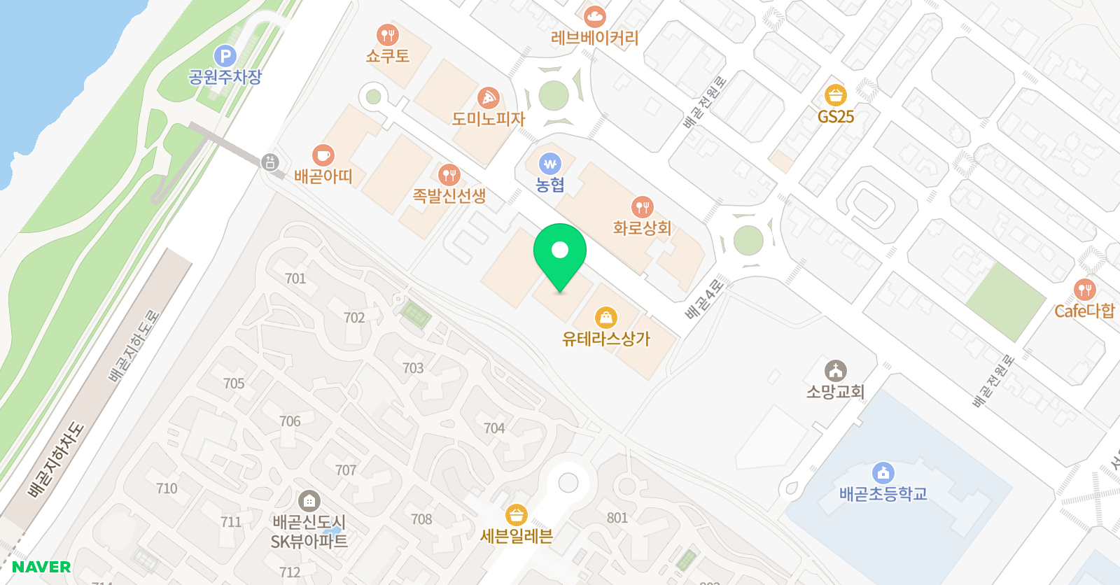 배곧 예인 무용학원 위치