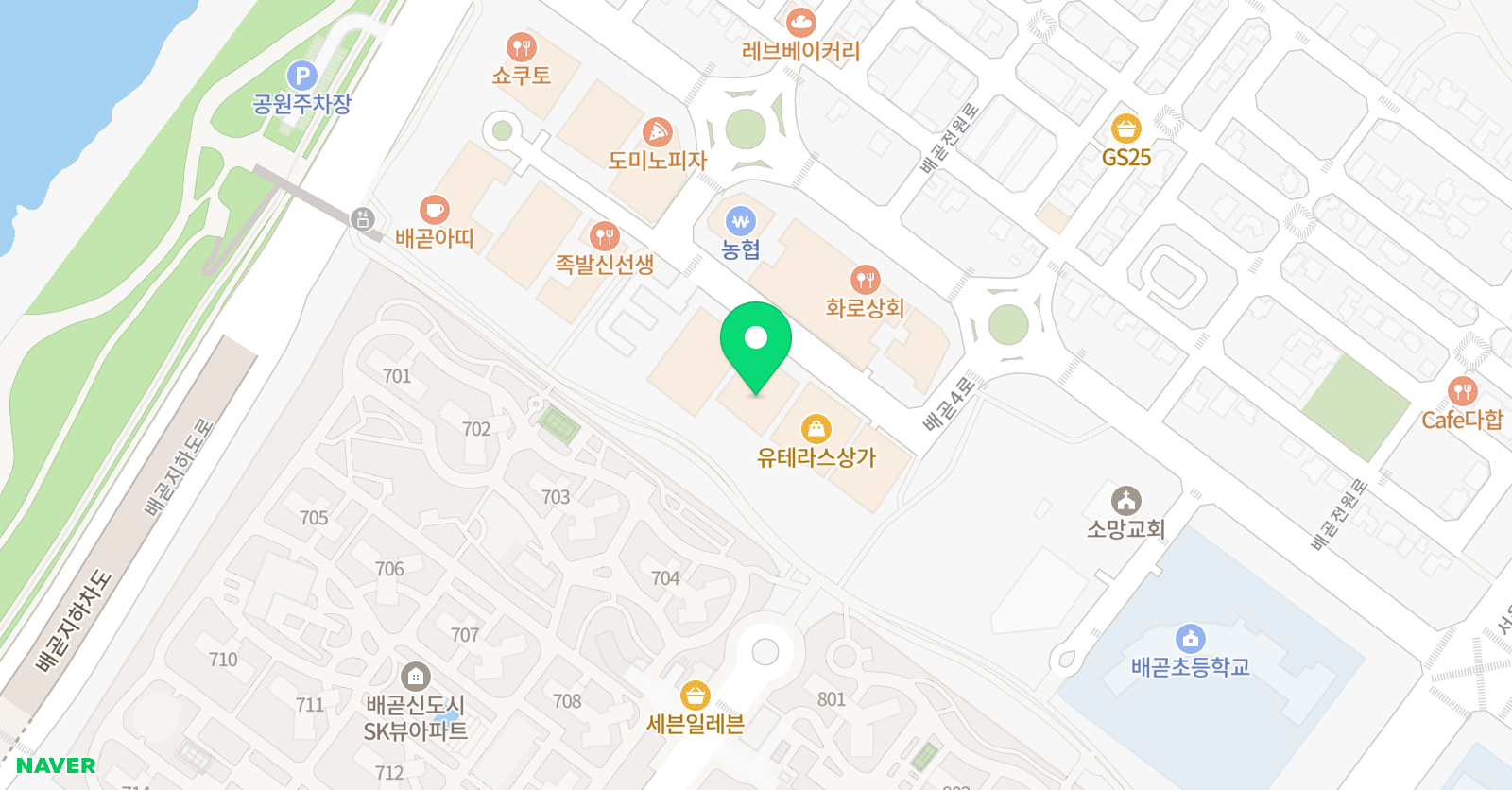 에이앤디 미술학원 위치