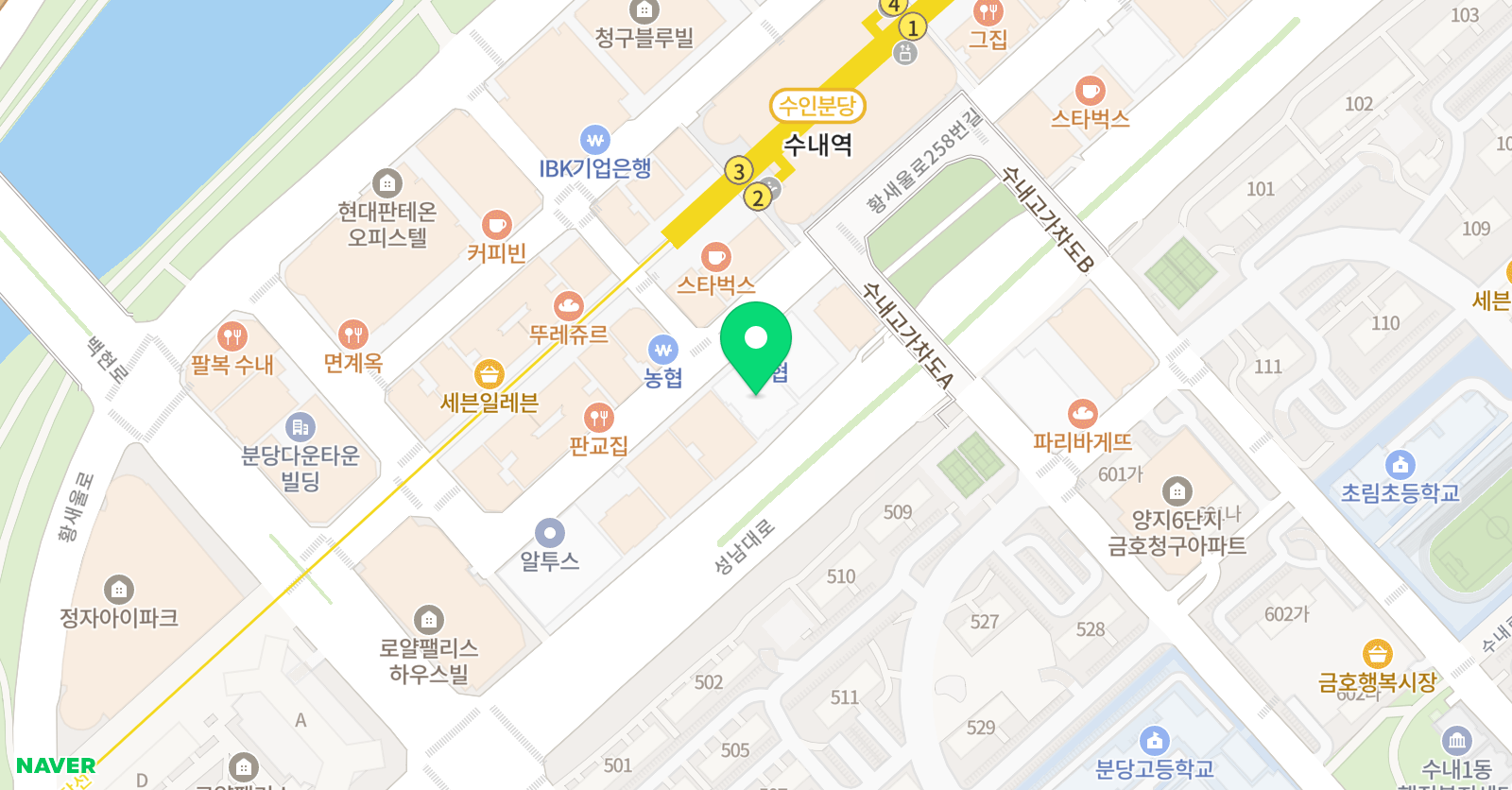 IVY아이비 어학원 위치